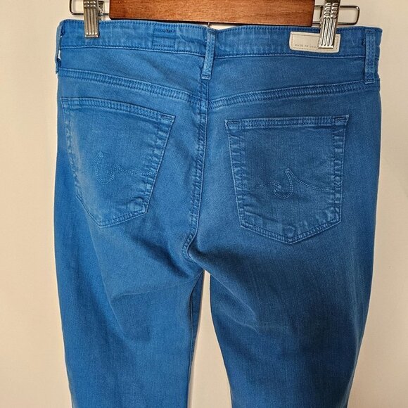 Adriano Goldschmied Size 28R The Prima Mid-Rise Cigarette Blue Mariner Jean - Picture 5 of 13